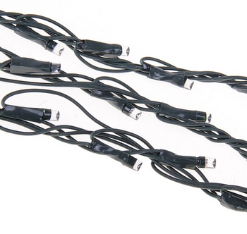 Гирлянда 'Дождь' Ш:2м В:3м нить темная, LED-800-220V, контр. 8 р, ФИОЛЕТ негорят несколько диодов